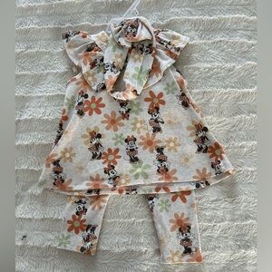 NWT Disney Minnie Mouse baby girls outfit